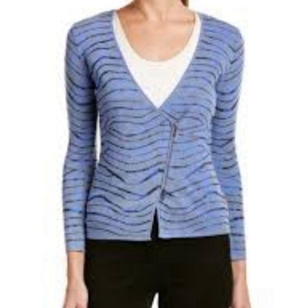 Armani Collezioni Striped Jacket‎ Blue Size 6 Women